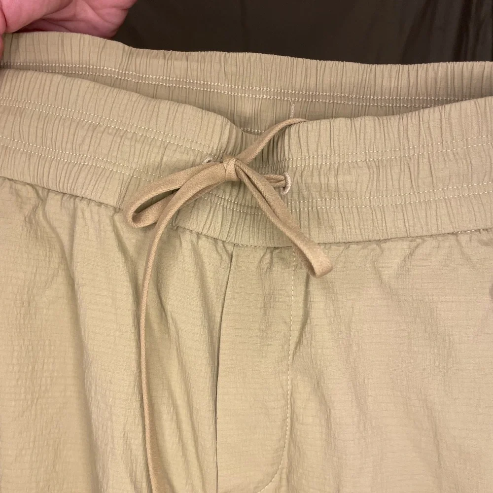Athleta Tan Drawstring Track Joggers - Picture 8 of 11